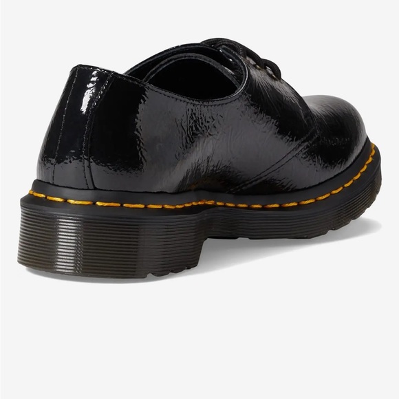 NWOB Dr Martens 1461 WOMEN'S DISTRESSED PATENT OXFORD SHOES size 8 Doc Martens - Picture 2 of 6